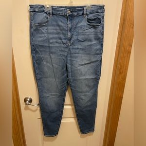 American Eagle curvy highest rise legging jeans